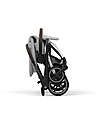 Cybex Eezy S Twist+ 2 Stroller - Fog Grey - Silver Frame - 360° Rotating Seat Pushchairs