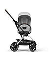 Cybex Eezy S Twist+ 2 Stroller - Fog Grey - Silver Frame - 360° Rotating Seat Pushchairs