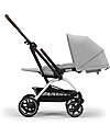 Cybex Eezy S Twist+ 2 Stroller - Fog Grey - Silver Frame - 360° Rotating Seat Pushchairs