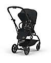 Cybex Eezy S Twist+ 2 Stroller - Magic Black - Black Frame - 360° Rotating Seat Pushchairs