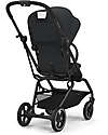 Cybex Eezy S Twist+ 2 Stroller - Magic Black - Black Frame - 360° Rotating Seat Pushchairs