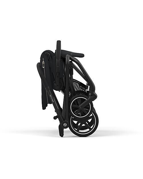 Cybex Eezy S Twist+ 2 Stroller - Magic Black - Black Frame - 360° Rotating Seat Pushchairs