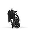 Cybex Eezy S Twist+ 2 Stroller - Magic Black - Black Frame - 360° Rotating Seat Pushchairs