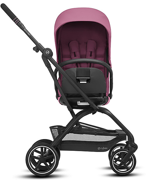 Cybex Eezy S Twist+ 2 stroller - Magnolia Pink - 360° Rotating Seat Lights Strollers