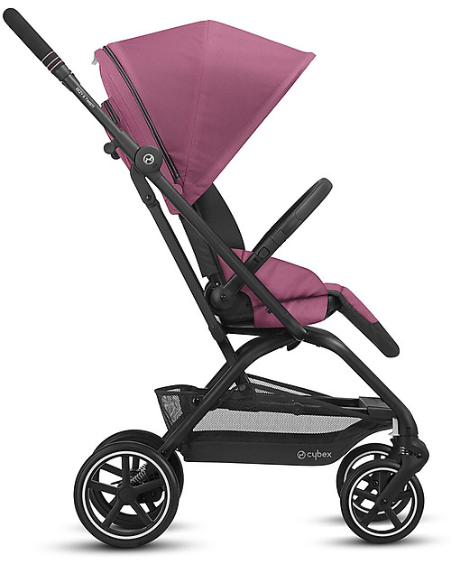 Cybex Eezy S Twist+ 2 stroller - Magnolia Pink - 360° Rotating Seat Lights Strollers