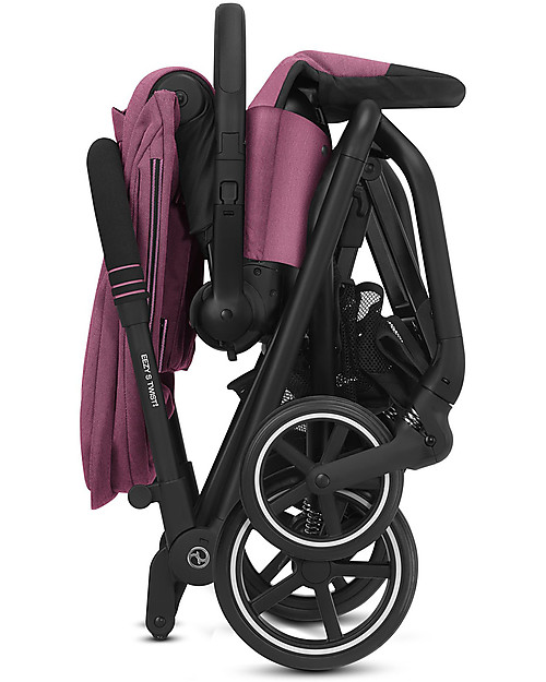 Cybex Eezy S Twist+ 2 stroller - Magnolia Pink - 360° Rotating Seat Lights Strollers
