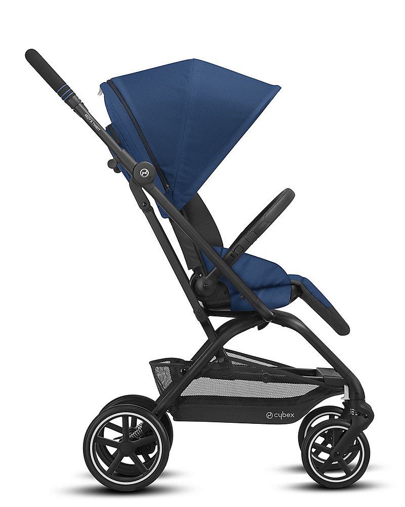 Cybex Eezy S Twist+ 2 stroller - Navy Blue - 360 Rotating Seat boy