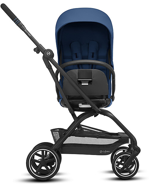 Cybex Eezy S Twist+ 2 stroller - Navy Blue - 360° Rotating Seat Lights Strollers