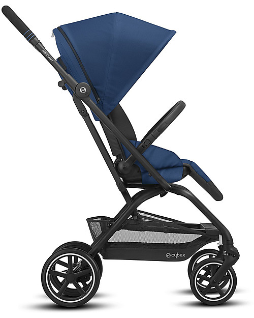Cybex Eezy S Twist+ 2 stroller - Navy Blue - 360° Rotating Seat Lights Strollers