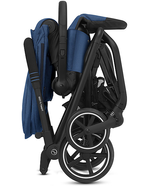 Cybex Eezy S Twist+ 2 stroller - Navy Blue - 360° Rotating Seat Lights Strollers