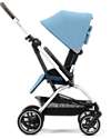 Cybex Eezy S Twist+ 2 Stroller - Plus Version - Beach Blue/Turquoise - 360° Rotating Seat - from Birth Lights Strollers