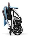 Cybex Eezy S Twist+ 2 Stroller - Plus Version - Beach Blue/Turquoise - 360° Rotating Seat - from Birth Lights Strollers