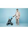 Cybex Eezy S Twist+ 2 Stroller - Plus Version - Beach Blue/Turquoise - 360° Rotating Seat - from Birth Lights Strollers