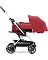 Cybex Eezy S Twist+ 2 Stroller - Plus Version - Hibiscus Red/Red - 360° Rotating Seat - from Birth Lights Strollers