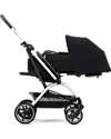 Cybex Eezy S Twist+ 2 Stroller - Plus Version - Moon Black/Black - 360° Rotating Seat - from Birth Lights Strollers
