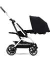 Cybex Eezy S Twist+ 2 Stroller - Plus Version - Moon Black/Black - 360° Rotating Seat - from Birth Lights Strollers