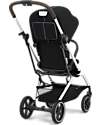 Cybex Eezy S Twist+ 2 Stroller - Plus Version - Moon Black/Black - 360° Rotating Seat - from Birth Lights Strollers
