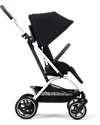 Cybex Eezy S Twist+ 2 Stroller - Plus Version - Moon Black/Black - 360° Rotating Seat - from Birth Lights Strollers