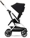 Cybex Eezy S Twist+ 2 Stroller - Plus Version - Moon Black/Black - 360° Rotating Seat - from Birth Lights Strollers