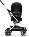 Cybex Eezy S Twist+ 2 Stroller - Plus Version - Moon Black/Black - 360° Rotating Seat - from Birth Lights Strollers