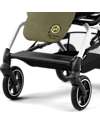 Cybex Eezy S Twist+ 2 Stroller - Plus Version - Nature Green/Green - 360° Rotating Seat - from Birth Lights Strollers