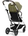 Cybex Eezy S Twist+ 2 Stroller - Plus Version - Nature Green/Green - 360° Rotating Seat - from Birth Lights Strollers