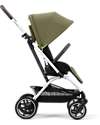 Cybex Eezy S Twist+ 2 Stroller - Plus Version - Nature Green/Green - 360° Rotating Seat - from Birth Lights Strollers