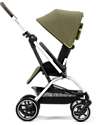 Cybex Eezy S Twist+ 2 Stroller - Plus Version - Nature Green/Green - 360° Rotating Seat - from Birth Lights Strollers