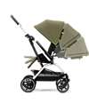 Cybex Eezy S Twist+ 2 Stroller - Plus Version - Nature Green/Green - 360° Rotating Seat - from Birth Lights Strollers