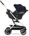 Cybex Eezy S Twist+ 2 Stroller - Plus Version - Ocean Blue/Navy Blue - 360° Rotating Seat - from Birth Lights Strollers