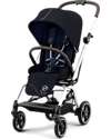 Cybex Eezy S Twist+ 2 Stroller - Plus Version - Ocean Blue/Navy Blue - 360° Rotating Seat - from Birth Lights Strollers
