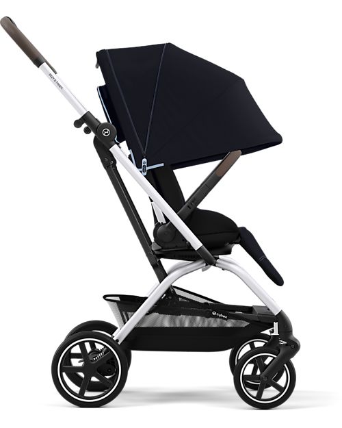Cybex Eezy S Twist+ 2 Stroller - Plus Version - Ocean Blue/Navy Blue - 360° Rotating Seat - from Birth Lights Strollers