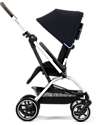 Cybex Eezy S Twist+ 2 Stroller - Plus Version - Ocean Blue/Navy Blue - 360° Rotating Seat - from Birth Lights Strollers