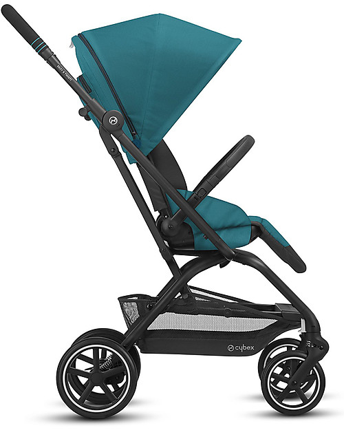 Cybex Eezy S Twist+ 2 stroller - River Blue - 360° Rotating Seat Lights Strollers