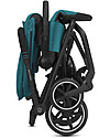 Cybex Eezy S Twist+ 2 stroller - River Blue - 360° Rotating Seat Lights Strollers
