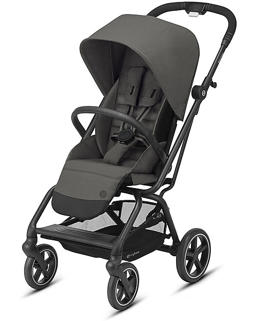 Cybex Eezy S Twist+ 2 stroller - Soho Grey - 360° Rotating Seat Lights Strollers