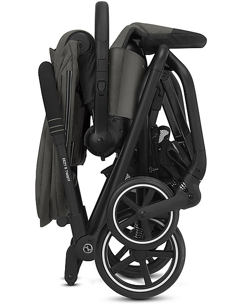 Cybex Eezy S Twist+ 2 stroller - Soho Grey - 360° Rotating Seat Lights Strollers