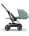 Cybex Eezy S Twist+ 2 Stroller - Stormy Blue - Taupe Frame - 360° Rotating Seat Pushchairs