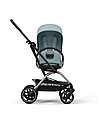 Cybex Eezy S Twist+ 2 Stroller - Stormy Blue - Taupe Frame - 360° Rotating Seat Pushchairs