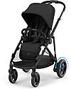 Cybex Electric Stroller E-Gazelle S - Black - from Birth to 4 Years - Multifunctional Double Pushchairs
