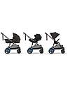Cybex Electric Stroller E-Gazelle S - Chocolate Brown - from Birth to 4 Years - Multifunctional Double Pushchairs