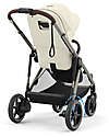 Cybex Electric Stroller E-Gazelle S - Seashell Beige/Light Beige - from Birth to 4 Years - Multifunctional Double Pushchairs