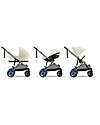 Cybex Electric Stroller E-Gazelle S - Seashell Beige/Light Beige - from Birth to 4 Years - Multifunctional Double Pushchairs