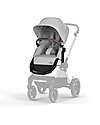 Cybex EOS Lux 2-in-1 Stroller with Interchangeable Attachments: From Carrycot to Seat - Silver Lava Grey - From Birth to 4 Years! Trio and Duo Strollers