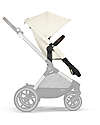 Cybex EOS Lux 2-in-1 Stroller with Interchangeable Attachments: From Carrycot to Seat - Taupe Seashell Beige - From Birth to 4 Years! Trio and Duo Strollers