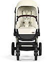 Cybex EOS Lux 2-in-1 Stroller with Interchangeable Attachments: From Carrycot to Seat - Taupe Seashell Beige - From Birth to 4 Years! Trio and Duo Strollers