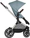 Cybex EOS Lux 2-in-1 Stroller with Interchangeable Attachments: From Carrycot to Seat - Taupe Stormy Blue - From Birth to 4 Years! Trio and Duo Strollers
