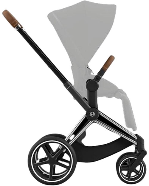 Cybex Frame for e-Priam Stroller - Chrome Black - App with Rocking Function! Pushchairs