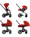 Cybex Frame for e-Priam Stroller - Chrome Black - App with Rocking Function! Pushchairs
