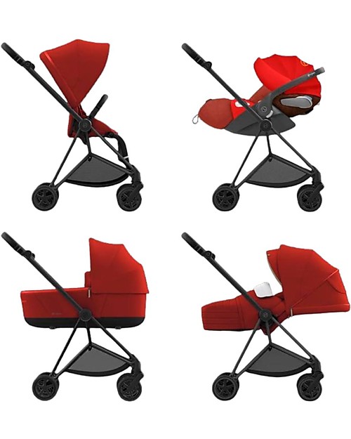 Cybex Frame for Mios3 Platinum Stroller - Matt Black - Urban Mobility Pushchairs